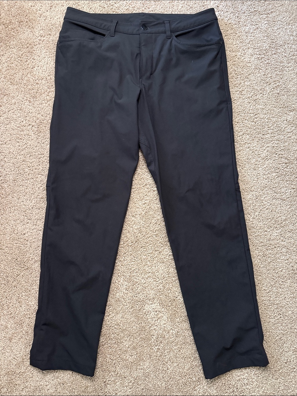 lululemon athletica Men's Black Stretch Chino Pants